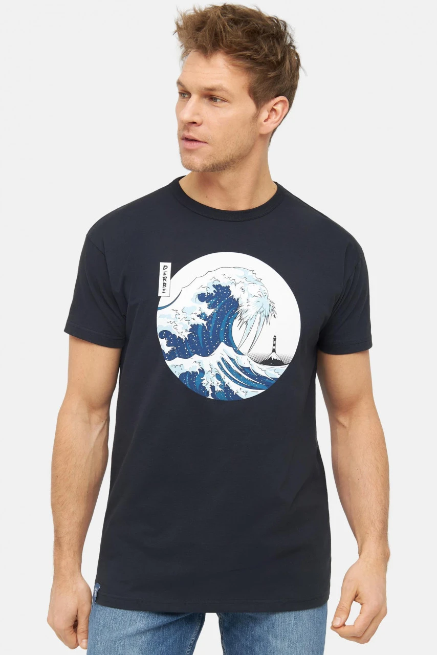 Derbe Wellenross Herren T-Shirt Schwarz 4 Derbe Wellenross Herren T-Shirt Schwarz - Image 2