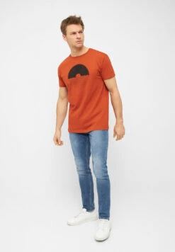 Derbe Plattenmeer Herren T-Shirt Orange -Kleider Verkauf M 04 TSFL Plattenmeer 20cinnamon 200850 070 1280x1280