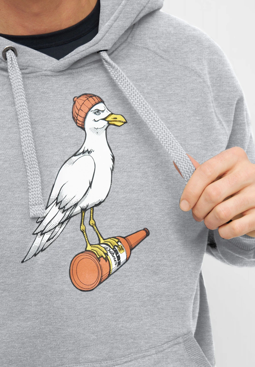 Derbe Sturmmöwe Herren Hoodie Grau 7 Derbe Sturmmöwe Herren Hoodie Grau - Image 5