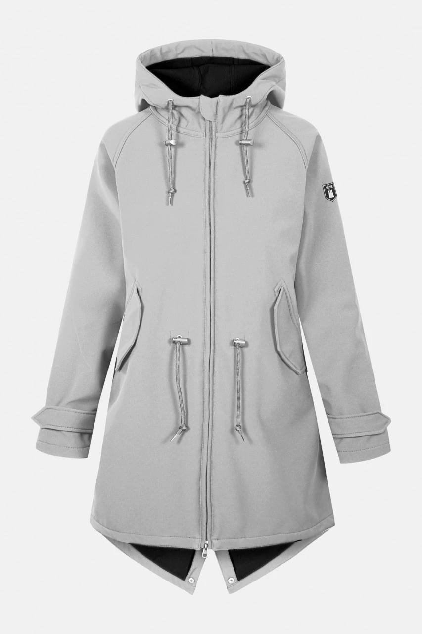 Derbe Island Friese Damen Softshelljacke Grau 3 Derbe Island Friese Damen Softshelljacke Grau