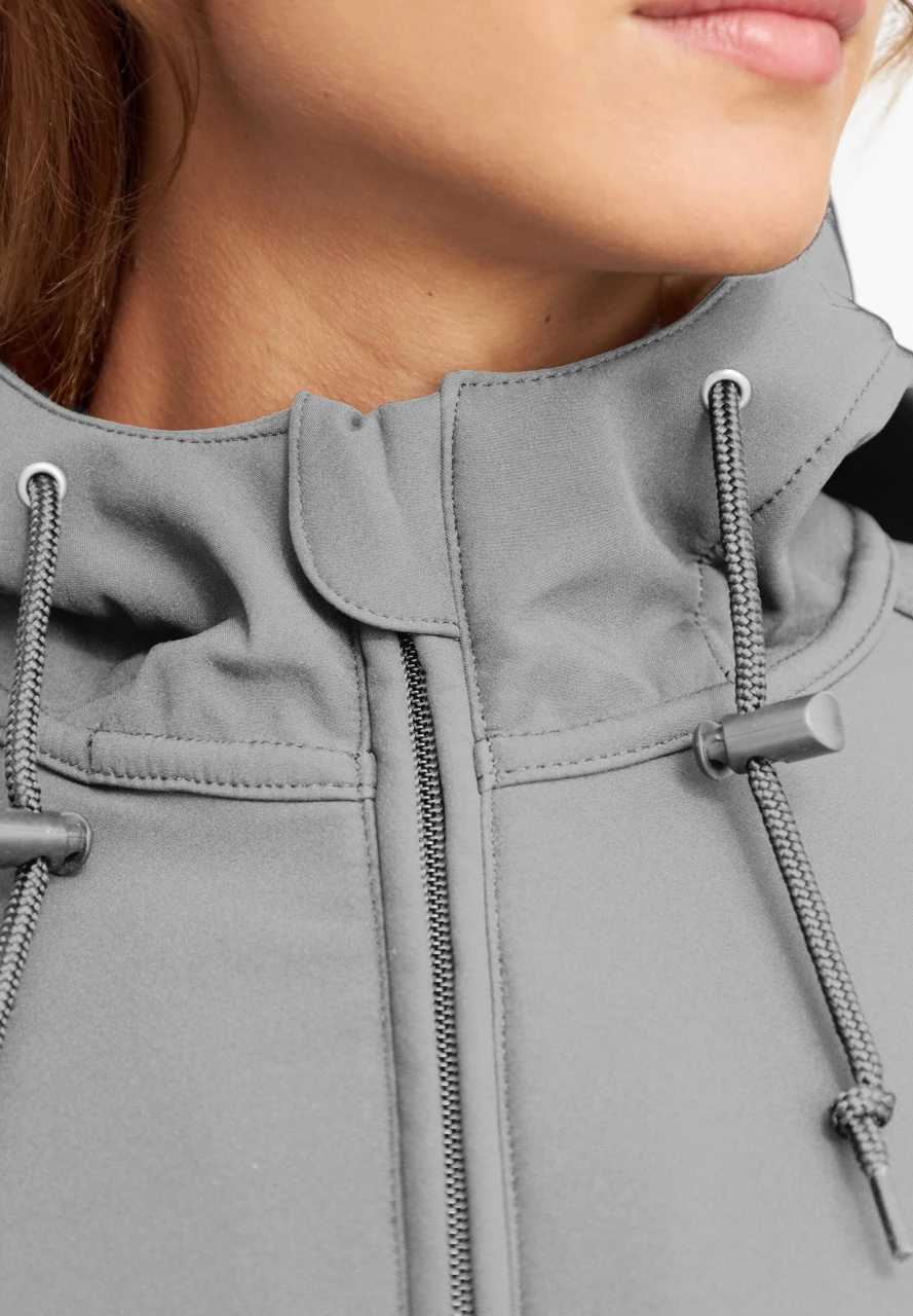 Derbe Island Friese Damen Softshelljacke Grau 7 Derbe Island Friese Damen Softshelljacke Grau - Image 5