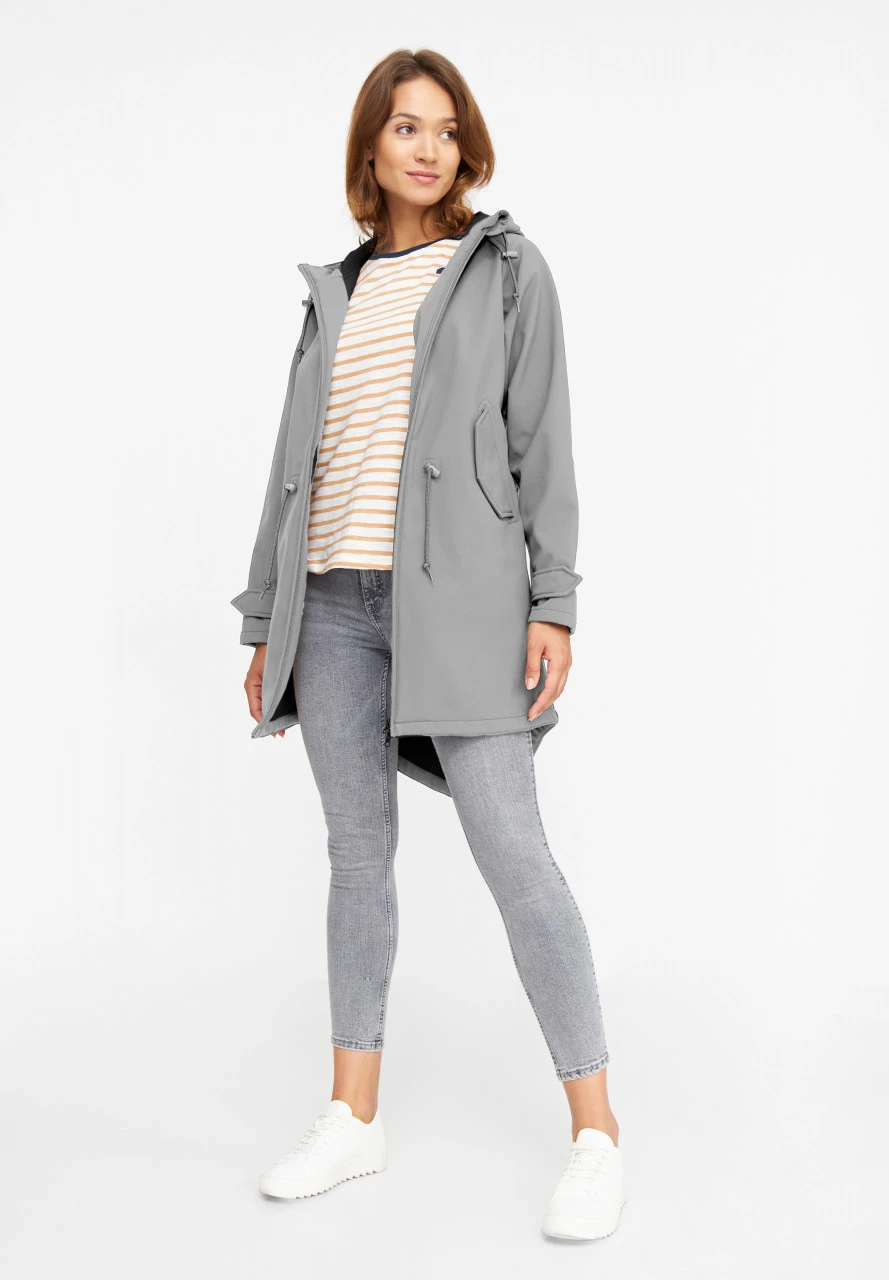 Derbe Island Friese Damen Softshelljacke Grau 5 Derbe Island Friese Damen Softshelljacke Grau - Image 3