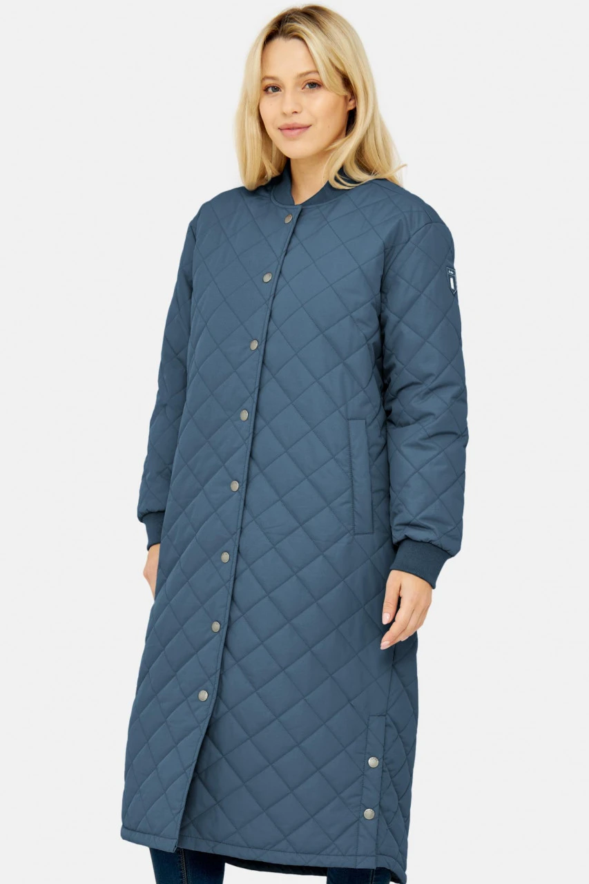 Derbe Quiltby Cozy Damen Steppjacke Blau 4 Derbe Quiltby Cozy Damen Steppjacke Blau - Image 2