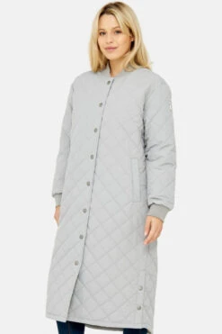 Derbe Quiltby Cozy Damen Steppjacke Hellgrau -Kleider Verkauf W 01 XX Quiltby 20Long Cozy 20paloma 200910 010 clipped rev 1 1280x1280