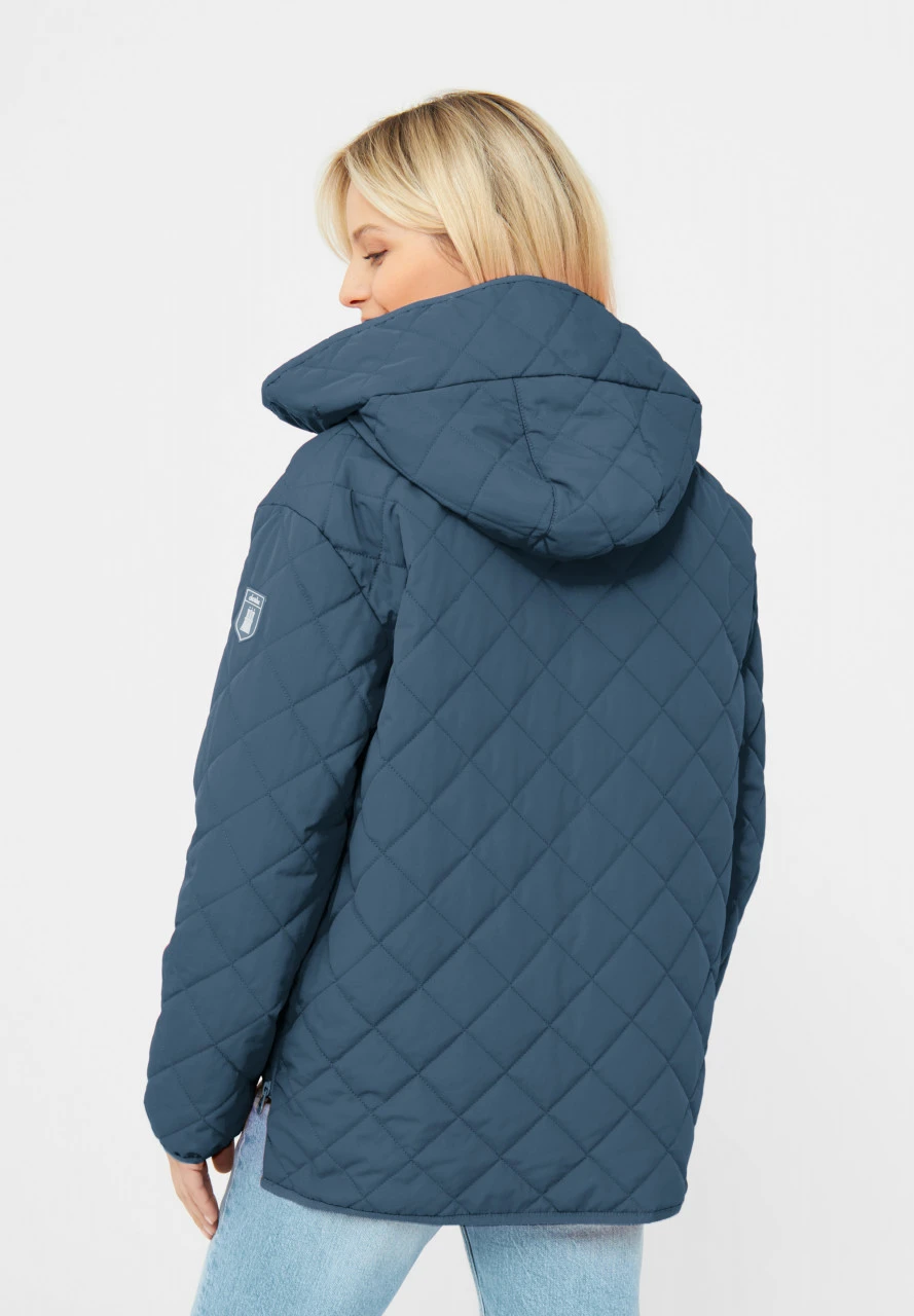 Derbe Quiltby Short Damen Steppjacke Blau 6 Derbe Quiltby Short Damen Steppjacke Blau - Image 4