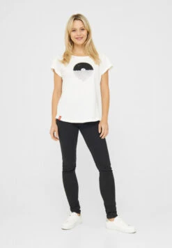 Derbe Plattenmeer Damen T-Shirt Weiß Schallplatte Wellen 11 Derbe Plattenmeer Damen T-Shirt Weiß Schallplatte Wellen -Kleider Verkauf W 03 TSFL Plattenmeer 20off 20white 20023 070 1280x1280