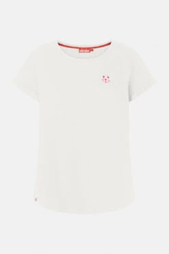 Derbe Robbenschnute Damen T-Shirt Weiß