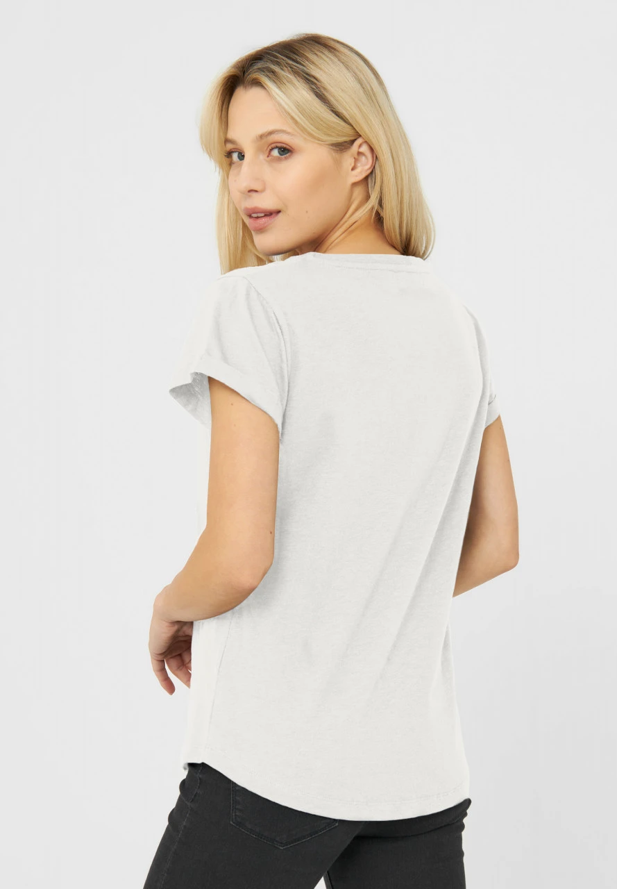 Derbe Robbenschnute Damen T-Shirt Weiß 5 Derbe Robbenschnute Damen T-Shirt Weiß - Image 3