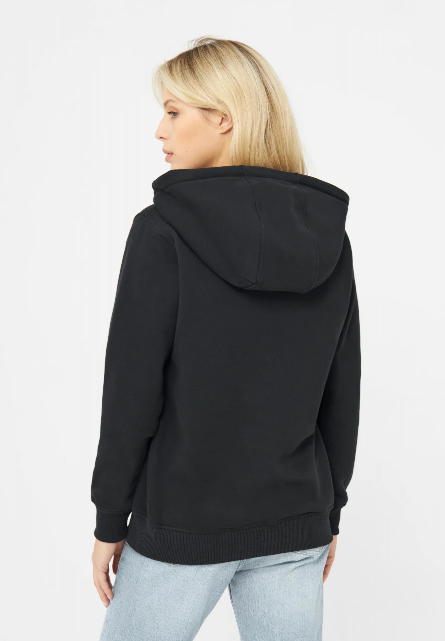 Derbe Matrosenrobbe Damen Hoodie Schwarz 6 Derbe Matrosenrobbe Damen Hoodie Schwarz - Image 4
