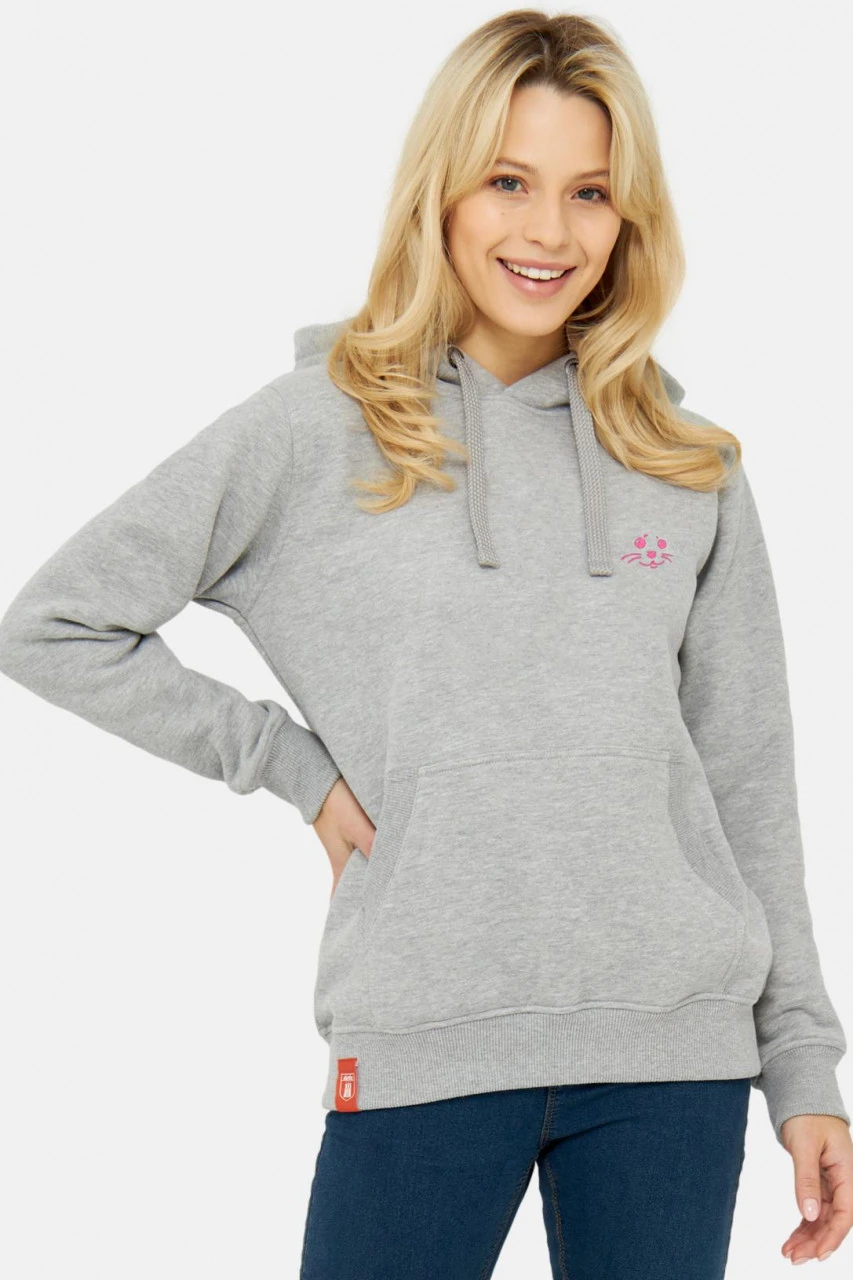 Derbe Robbenschnute Damen Hoodie Grau 4 Derbe Robbenschnute Damen Hoodie Grau - Image 2