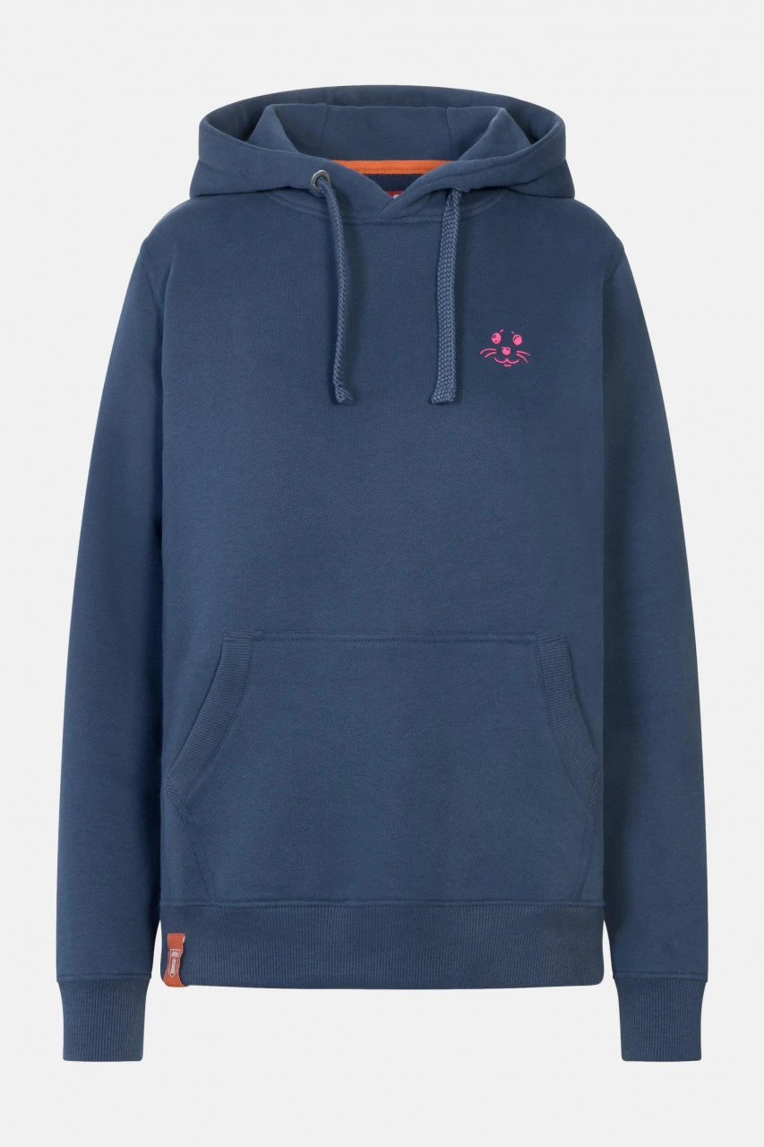 Derbe Robbenschnute Damen Hoodie Dunkelblau 3 Derbe Robbenschnute Damen Hoodie Dunkelblau
