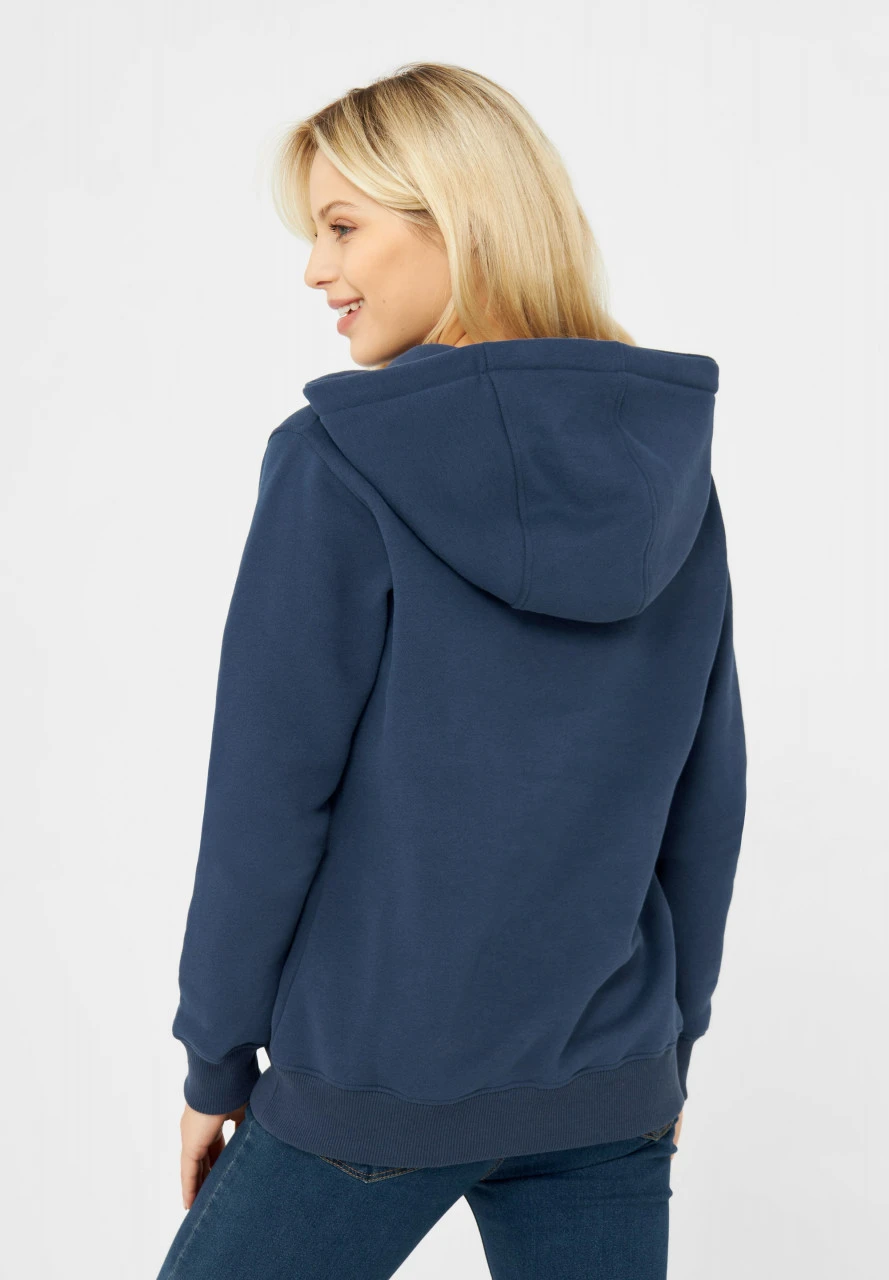 Derbe Robbenschnute Damen Hoodie Dunkelblau 6 Derbe Robbenschnute Damen Hoodie Dunkelblau - Image 4