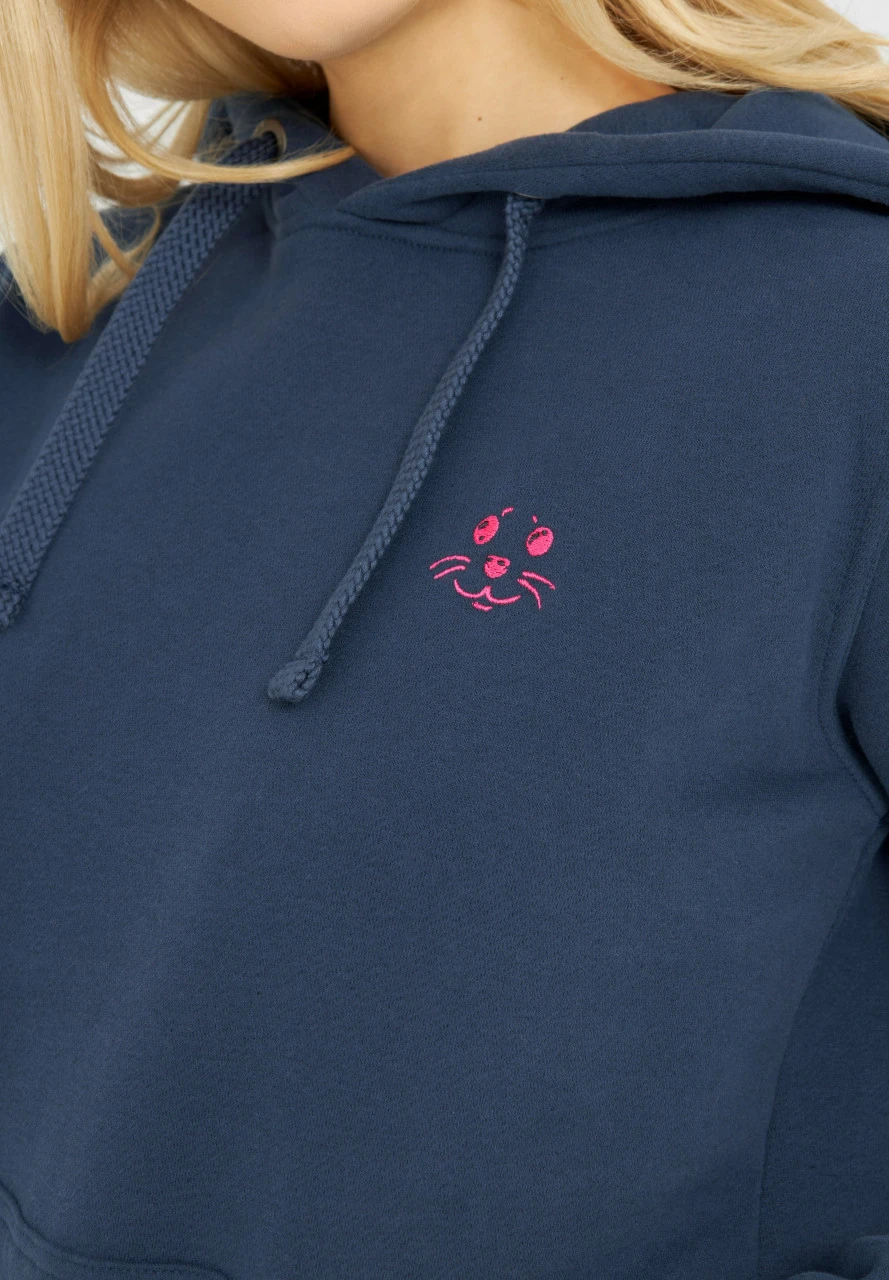 Derbe Robbenschnute Damen Hoodie Dunkelblau 7 Derbe Robbenschnute Damen Hoodie Dunkelblau - Image 5