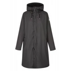 Derbe Damen Regenjacke Gefüttert Wittholm Schwarz