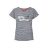 Derbe Damen T-Shirt Liebeskummer_striped Dunkelblau
