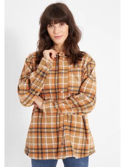 Derbe Hemdjacke In Hellbraun