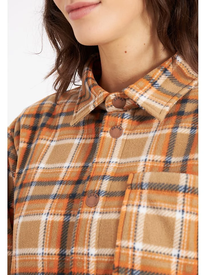 Derbe Hemdjacke In Hellbraun 5 Derbe Hemdjacke In Hellbraun - Image 4