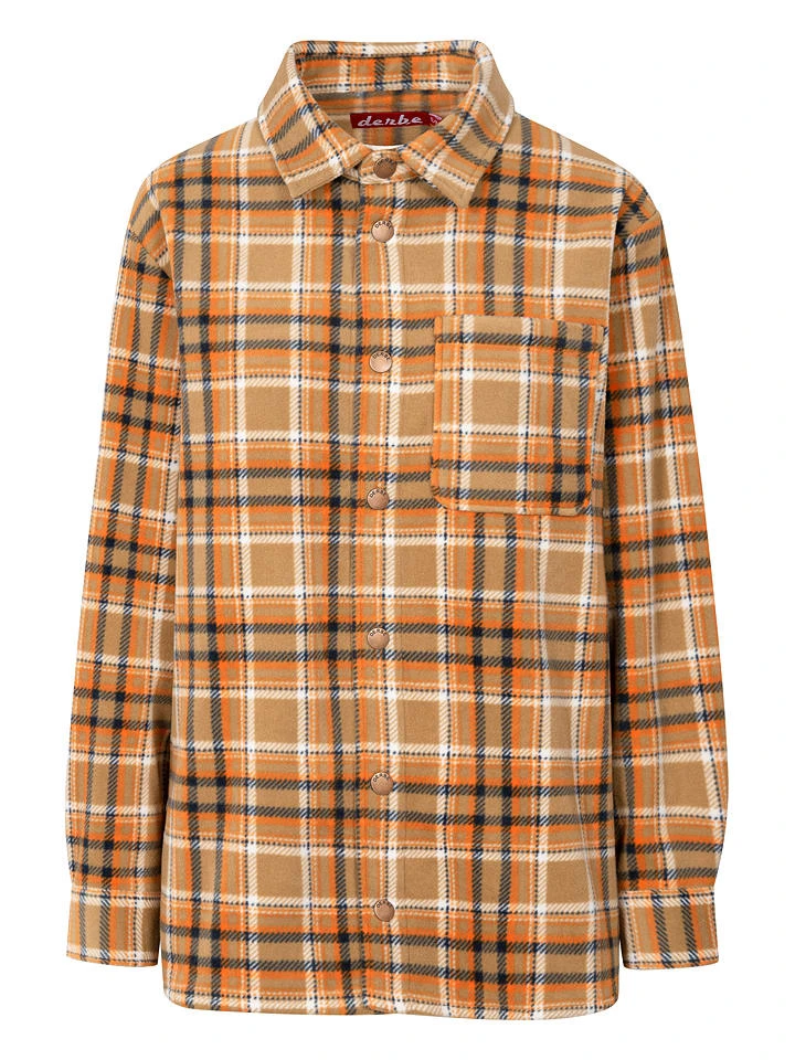 Derbe Hemdjacke In Hellbraun 8 Derbe Hemdjacke In Hellbraun - Image 7