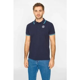 Derbe Herren Poloshirt Dunkelblau 4 Derbe Herren Poloshirt Dunkelblau - Image 2