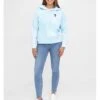 Derbe Hoodie In Hellblau -Kleider Verkauf derbe hoodie in hellblau
