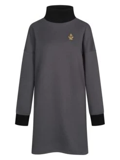 Derbe Kleid "Anchor" In Anthrazit