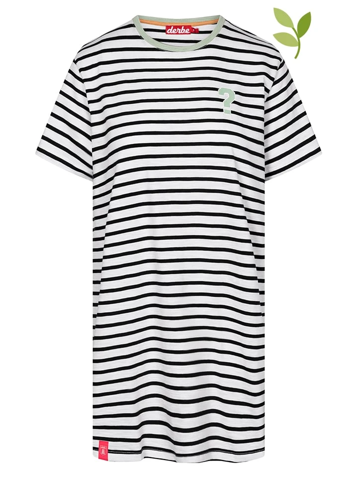 Derbe Kleid In Dunkelblau/ Weiß 3 Derbe Kleid In Dunkelblau/ Weiß