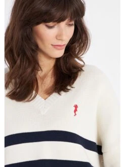 Derbe Pullover In Weiß/ Dunkelblau 13 Derbe Pullover In Weiß/ Dunkelblau -Kleider Verkauf derbe pullover in weiss dunkelblau 4