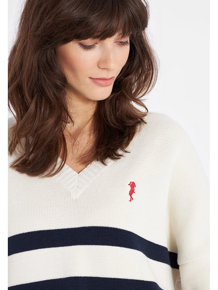 Derbe Pullover In Weiß/ Dunkelblau 7 Derbe Pullover In Weiß/ Dunkelblau - Image 5