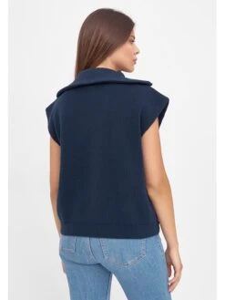 Kleider Verkauf -Kleider Verkauf derbe pullunder in dunkelblau 1