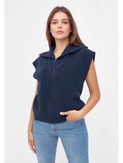 Derbe Pullunder In Dunkelblau