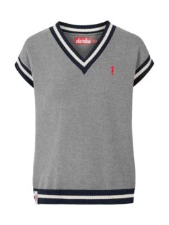 Derbe Pullunder In Grau