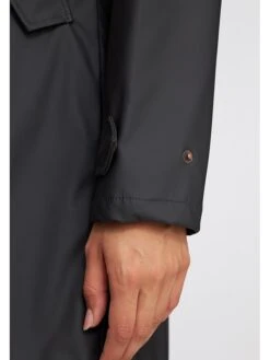 Derbe Regenjacke In Schwarz -Kleider Verkauf derbe regenjacke in schwarz 5