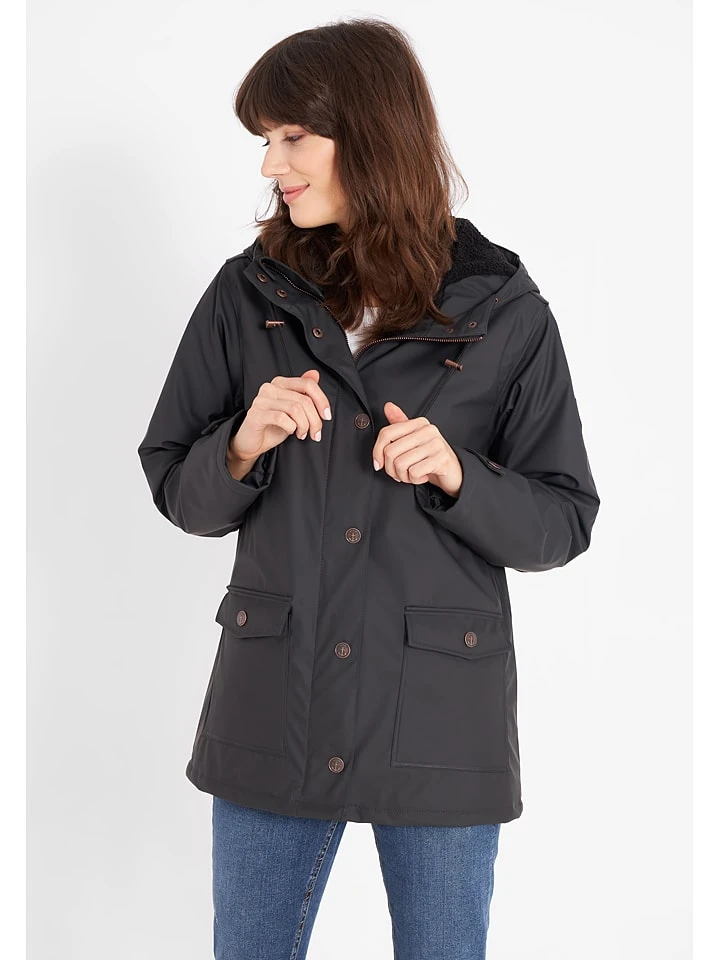 Derbe Regenjacke In Schwarz 4 Derbe Regenjacke In Schwarz - Image 2