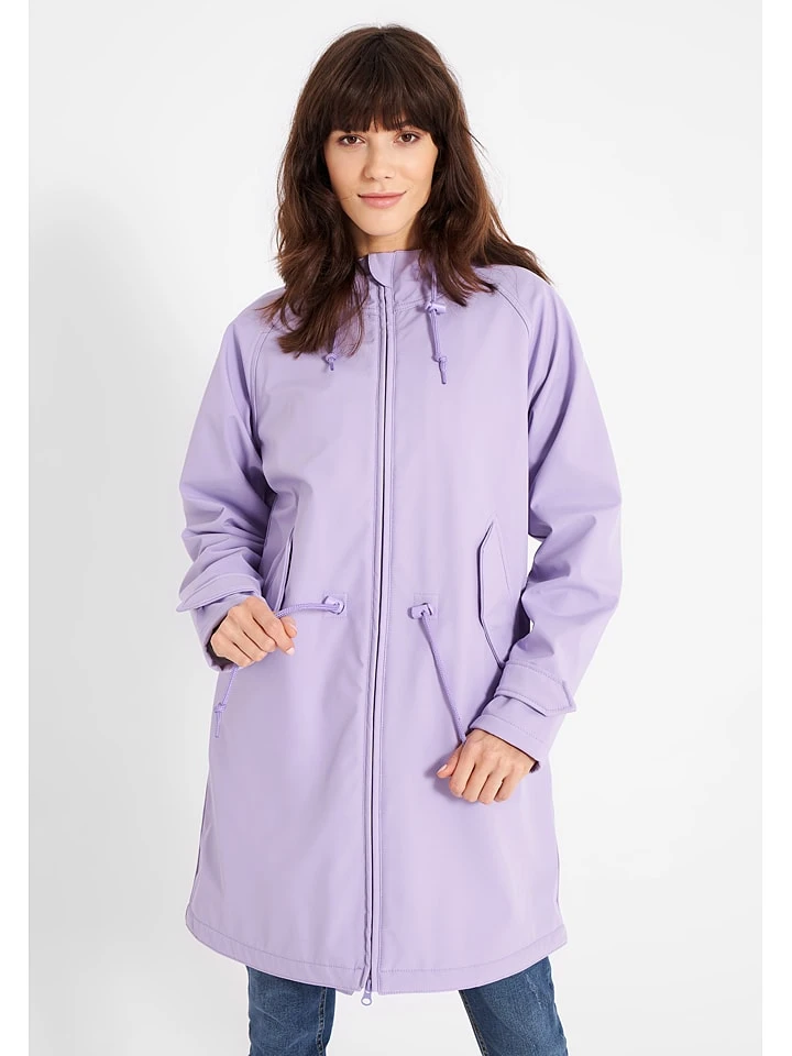 Derbe Regenmantel In Flieder 4 Derbe Regenmantel In Flieder - Image 2