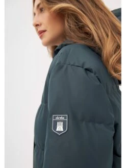 Derbe Steppmantel In Dunkelblau -Kleider Verkauf derbe steppmantel in dunkelblau 4