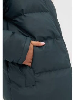 Derbe Steppmantel In Dunkelblau -Kleider Verkauf derbe steppmantel in dunkelblau 6