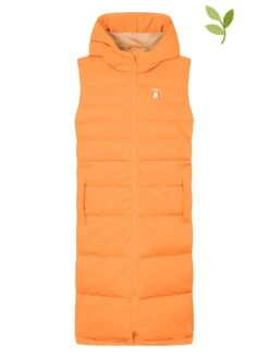 Derbe Steppweste In Orange