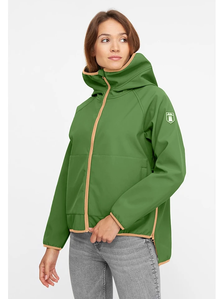 Derbe Übergangsjacke In Grün 5 Derbe Übergangsjacke In Grün - Image 3