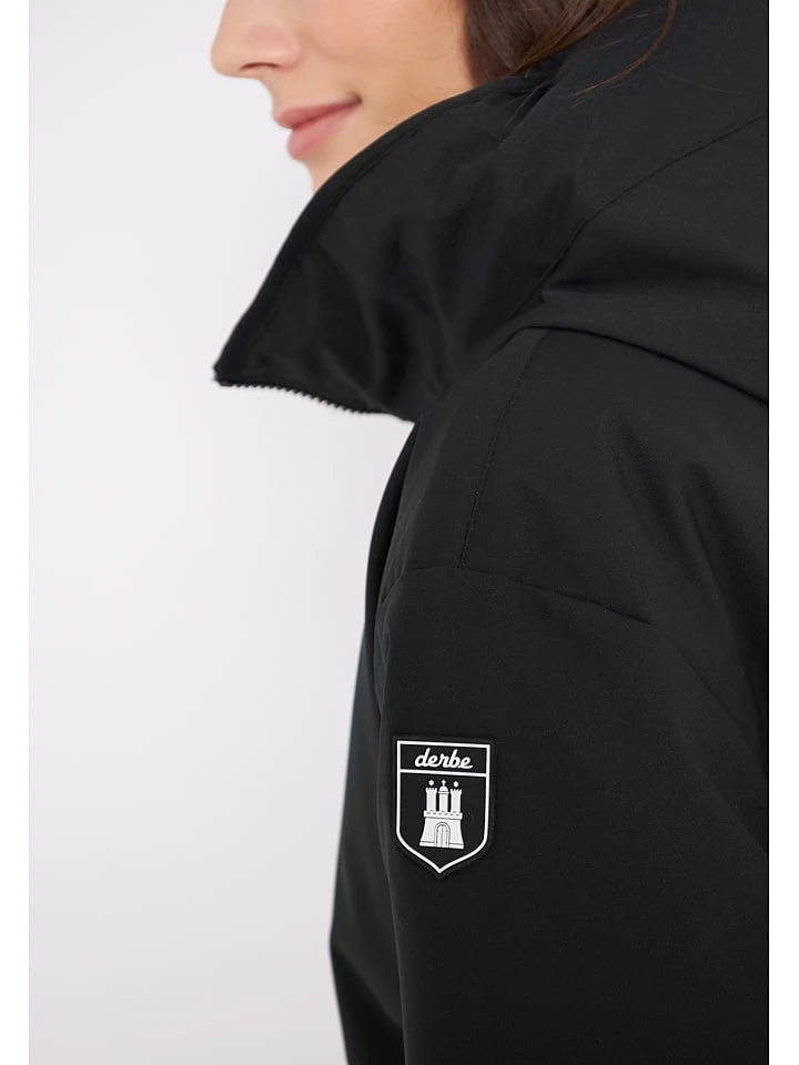 Derbe Übergangsjacke In Schwarz 9 Derbe Übergangsjacke In Schwarz - Image 7