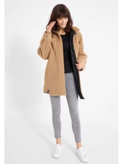 Derbe Wende-Übergangsjacke In Schwarz/ Hellbraun -Kleider Verkauf derbe wende ubergangsjacke in schwarz hellbraun 5